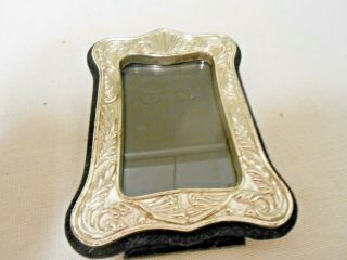 2x3 Silver Plate Antique Style Ornate Photo Picture Frame