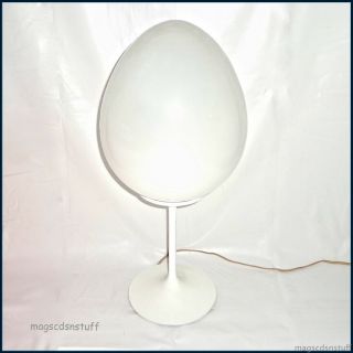 BILL CURRY - Glass EGG GLOBE LAMP SHADE - Vintage Stemlite by Design Line 3