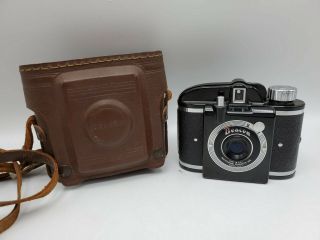 Vintage 1940s Whitehouse Beacon 127 A - 8 Film Camera W/ Case
