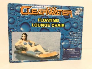 Vintage Clearwater Floating Lounge Chair Pool Summer Fun
