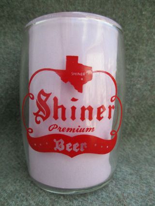 Vintage Shiner Premium Beer Barrel Glass Shiner,  Texas Tx.