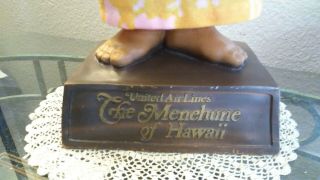 Vintage United Airlines Menehune of Hawaii Display Advertising Figure Statue 28 