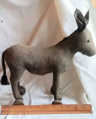 Antique (steiff?) Donkey Pull Toy