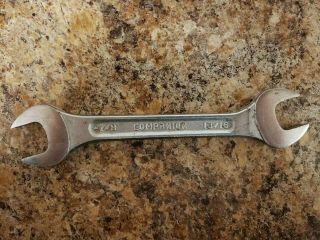Vintage Sears Companion Open End Wrench 7/8 & 13/16 Inch Made In Usa