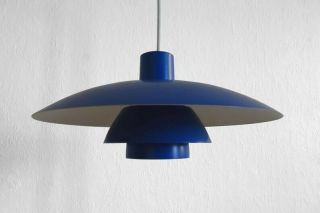 Vintage Louis Poulsen Ph4/3 Lamp Blue