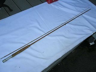 Vintage Wright And Mcgill Bamboo Fly Rod 7 