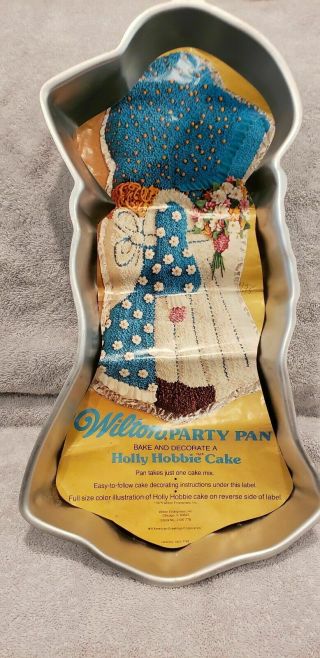 Wilton Cake Pan Holly Hobbie 502 - 194 Bonnet Pioneer Doll 1975 Vintage