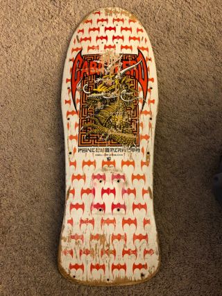 Steve Caballero Bats And Dragon Powell Peralta Skateboard Deck Vintage 1980 