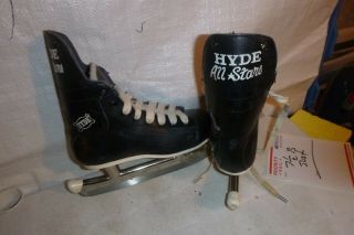 Vintage collectable HYDE ALL STAR Hockey ice skates 2