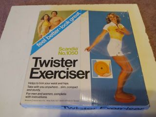 Vintage 1980s Scandia No.  1050 Twister Exerciser.  Beacon,  Ny,  Ny.