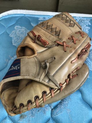 Vintage Spalding 42 - 335 Autograph Model Baseball Gloves Mickey Lolich Rht