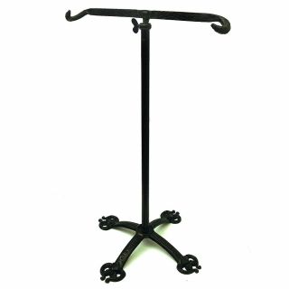 A Scarce Antique 1890 Hutton & Co Adjustable Cast Iron Bicycle Bike Stand