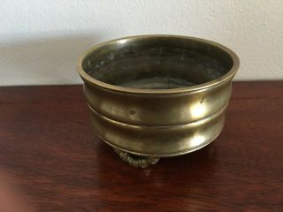 Chinese Antique Bronze/brass Bamboo - Form Censer