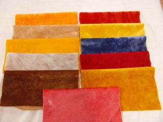 11 Colors Flawed Vintage Long Pile Miniature Mini Bear Velvet Rayon Fur Fabric
