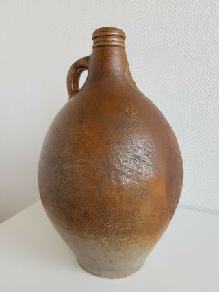 Antique large Bellarmine jug Bartmann 17th century 1690 ' s German stoneware 2