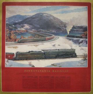 Pennsylvania Railroad - Crossroads Commerce - Teller Vintage Poster,  1949