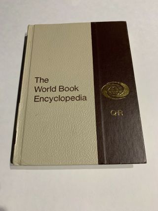 Vintage 1975 The World Book Encyclopedia Q - R - Hardcover - Volume 16