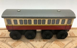 Thomas Wooden Railway Gordon’s Express Coach Car 1997 Vintage Train Set Toy Wood 2