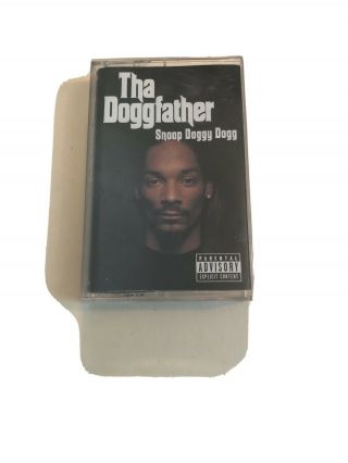 Snoop Doggy Dogg Tha Doggfather Vintage Rap Cassette Tape Death Row 1996