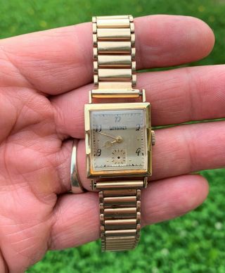 Rare Vintage Longines 14k Gold Watch 17 Jewels
