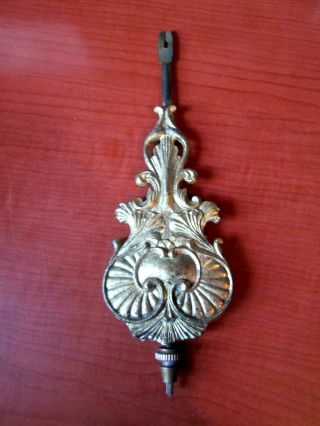 Vintage Clock Pendulum - Kitchen / Parlor / Gingerbread 7 - 1/4 " (729a)