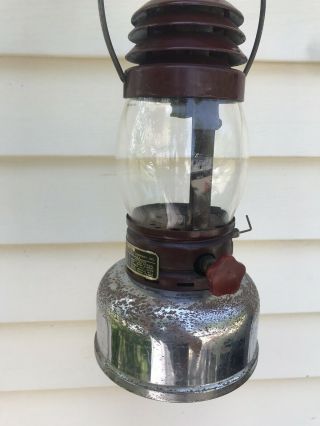 Agm 3708 Lantern Art Deco American Gas Machine Coleman Style Vintage Lantern