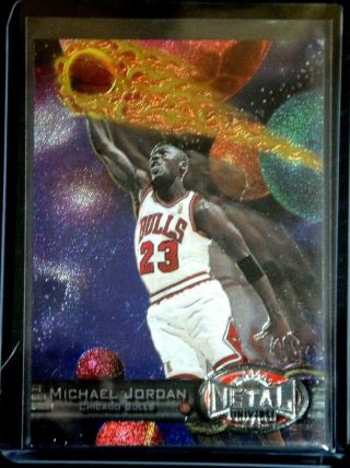 Michael Jordan 1997 - 1998 Skybox Metal Universe 23 Foil