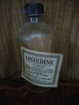 Vintage Listerine Bottle 7oz