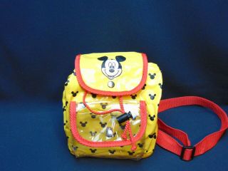 Vintage Mickey Mouse Backpack Plastic Child Size