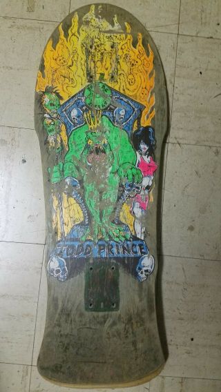 Vintage Todd Prince Zorlac Og Skateboard 1980 