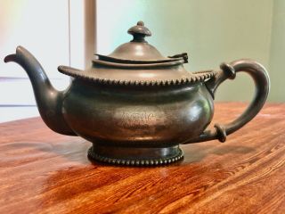 Rare - Vintage Norfolk & Western Railroad 1847 Tea Pot Silver Soldered