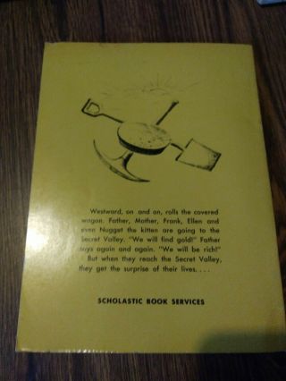 1964 THE SECRET VALLEY CHILD BOOK BY CLYDE ROBERT BULLA VINTAGE SCHOLASTIC BOOK 2