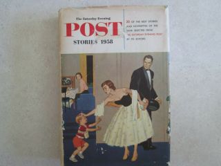 Vintage The Saturday Evening Post Stories 1959 Book Of 20 Stories Of 1958