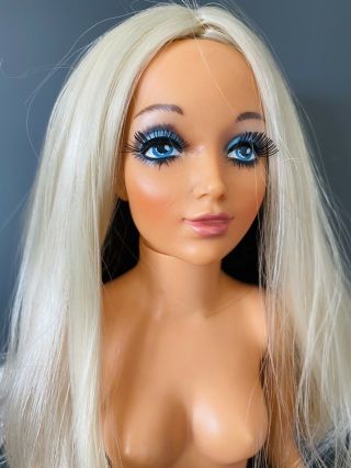 Vintage Ideal 1974 Tiffany Taylor 18 " Doll Hair Change Color
