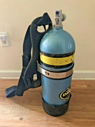 Vintage 1979 Dacor Scuba Diving Tank With Harness - R39489
