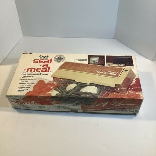 Vintage 1976 Dazey Seal - A - Meal Model Sam1 Made In Usa Box