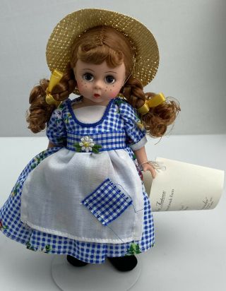 Madame Alexander 1996 Doll 8 Inch Rebecca Of Sunny Brook Farm Vintage Freckles