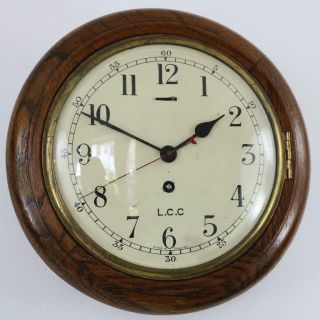 Small 8 " Dial Wall Clock Sweep Second Hand 8 Day Smiths Astral