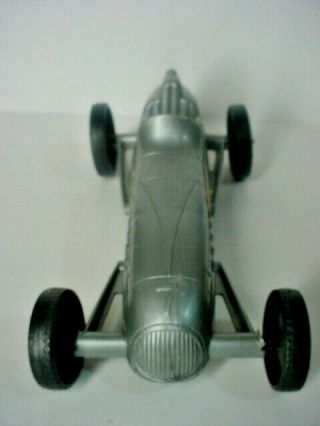 Vintage Processed Plastic Co.  SILVER INDY 500 Special Race TOY Car 3
