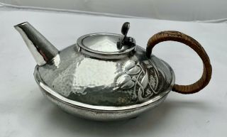 Liberty & Co Tudric Art Nouveau Pewter Tea Pot Archibald Knox 0231