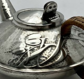liberty & co tudric art nouveau pewter tea pot archibald knox 0231 3