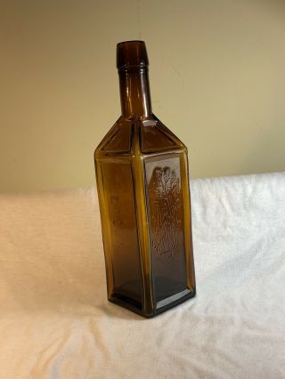 Antique Rare 1882 M.  K.  Paine’s Celery Compound Semi Cabin Bottle