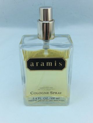 Aramis By Aramis Cologne Spray 3.  4 Oz 100 Ml Vintage Missing Some,  No Cap