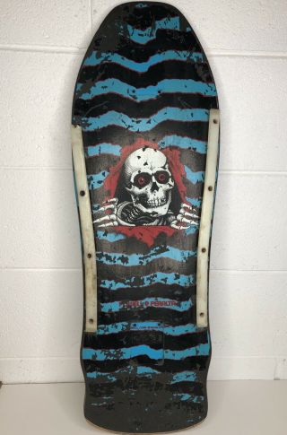 Powell Peralta Ripper Vintage Skateboard Deck,  Blue Oldschool,  1980’s