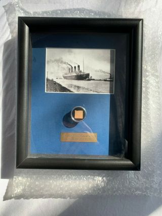 Rms Titanic Deck Chair Cane Frame Limited Edition 29/50