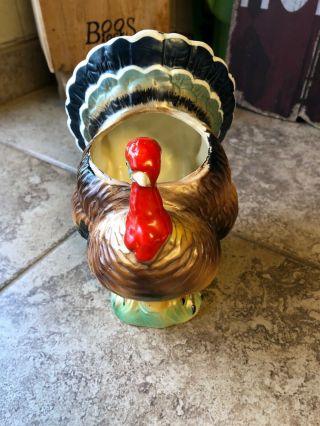 Vintage Relpo Thsnksgiving Turkey Planter