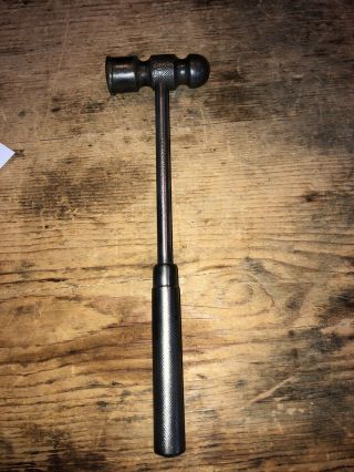 Vintage Indestro Mfg Co.  Steel Ball Peen Hammer 9.  8 Oz Machinists Hammer