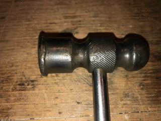 Vintage INDESTRO Mfg Co.  Steel Ball Peen Hammer 9.  8 oz Machinists Hammer 3