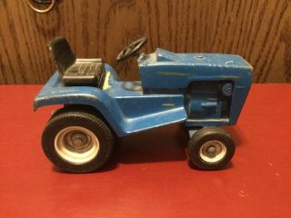 Vintage Ertl Ford Lgt 145 Lawn And Garden Tractor Missing Some Decals 6” Long.