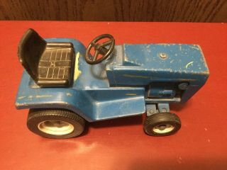 Vintage Ertl Ford LGT 145 Lawn And Garden Tractor Missing Some Decals 6” Long. 2